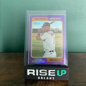 2023 Topps Heritage Chrome Xander Bogaerts #603 PURPLE REFRACTOR